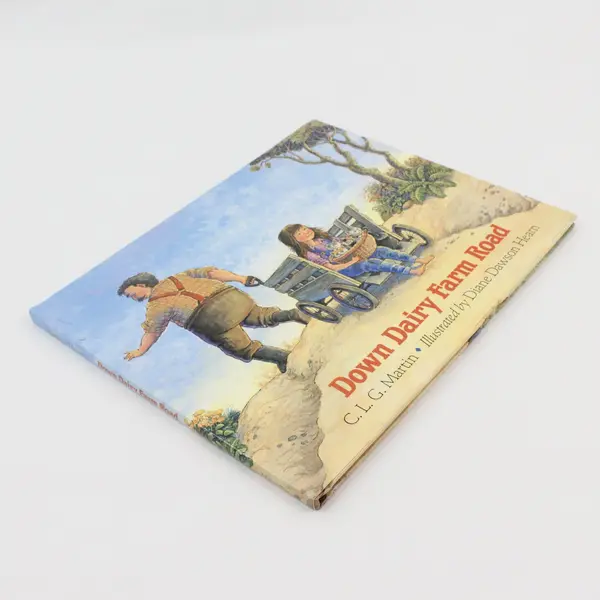 Vintage Down Dairy Farm Road by CLG Martin 1994 Hardcover w/ Dust Jacket