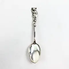 Australian Souvenir Silver-Plated Koala Bear Collectible Teaspoon