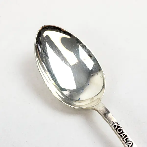 Australian Souvenir Silver-Plated Koala Bear Collectible Teaspoon