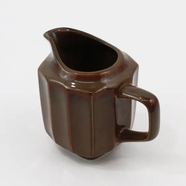 Sango Society Brown Creamer Pitcher 4700 Ceramic 