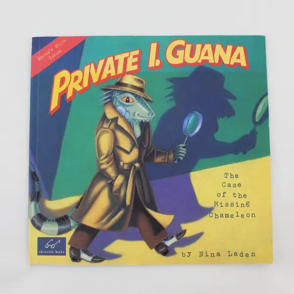 Private I. Guana: The Case of the Missing Chameleon Nina Laden 1995 Signed PB