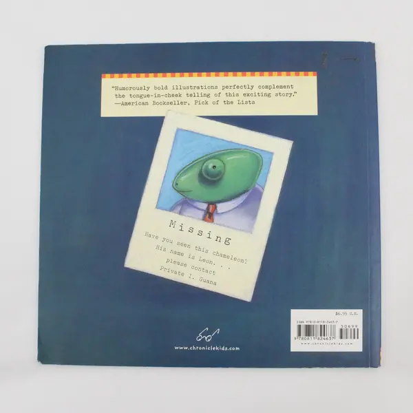Private I. Guana: The Case of the Missing Chameleon Nina Laden 1995 Signed PB