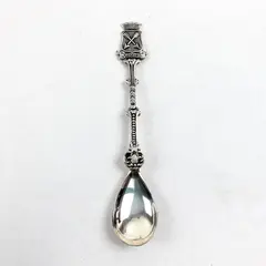 Ornate  Souvenir Spoon Virton  Decorative Collectible Teaspoon
