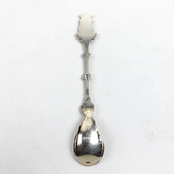 Ornate  Souvenir Spoon Virton  Decorative Collectible Teaspoon