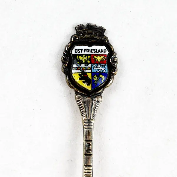Vintage Ostfriesland Souvenir Spoon Heraldic Crest Collectible