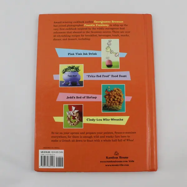 Dr Seuss' Green Eggs and Ham Cookbook Concocted by Georgeanne Brennan 2006 SB HC