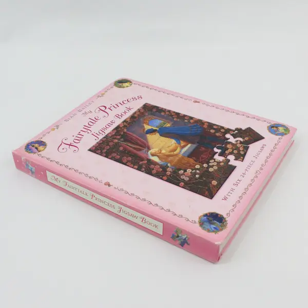 VTG My Fairytale Princess Jigsaw Book Sian Bailey Six 24-Piece Puzzles 2005 HC