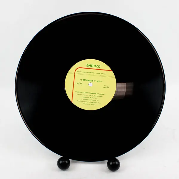 Emerald Harry Holt's Letter to Martha Sue I Remember It Well 12" LP Vinyl