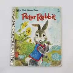 Tale of Peter Rabbit Beatrix Potter 1975 Little Golden Book HC Adriana Mazzotta