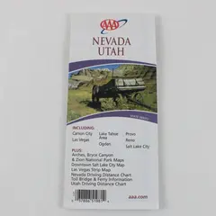 AAA Nevada & Utah State Series Paper Map 2005-2007