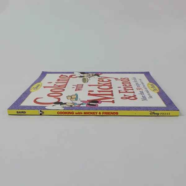 VTG Disney's Cooking with Mickey & Friends Pat Baird 30 Plus Kid Recipes 1998 PB