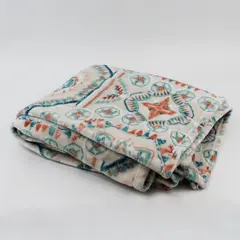 Dream Suite Multicolor Mandala Fuzzy Throw Blanket 50x60