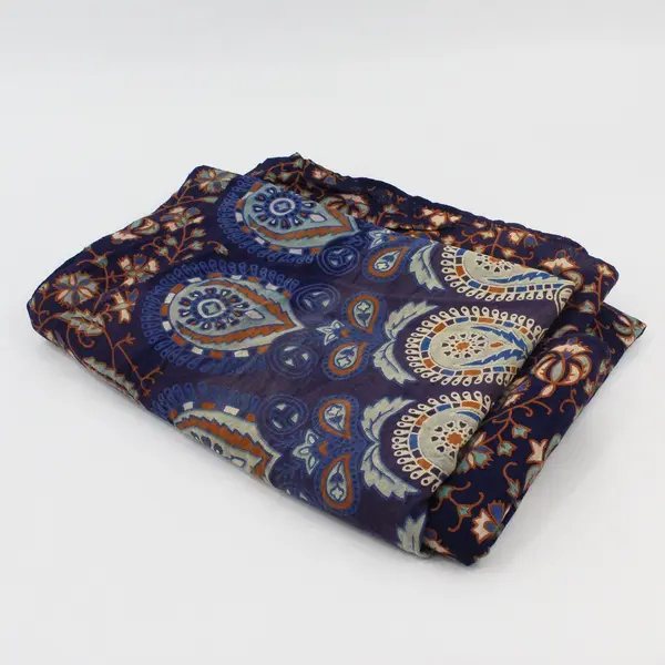 Globus Choice Navy Blue Floral Mandala Wall Tapestry