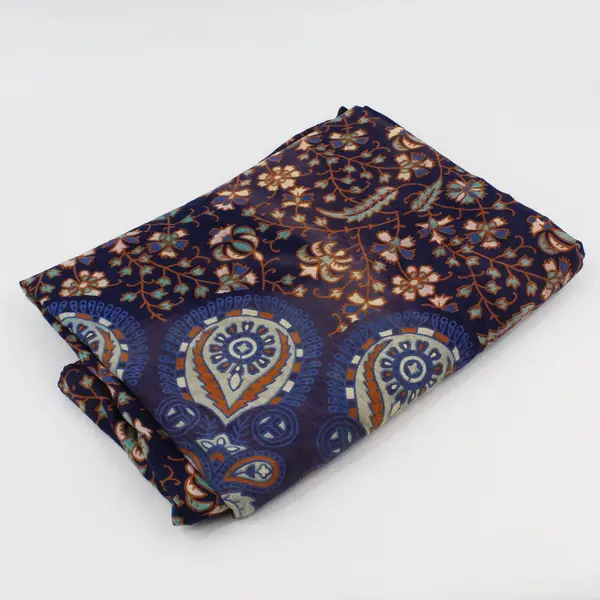 Globus Choice Navy Blue Floral Mandala Wall Tapestry