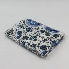Blue Green White Paisley Wall Tapestry New Sealed