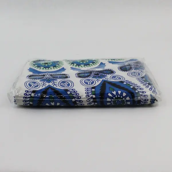 Blue Green White Paisley Wall Tapestry New Sealed