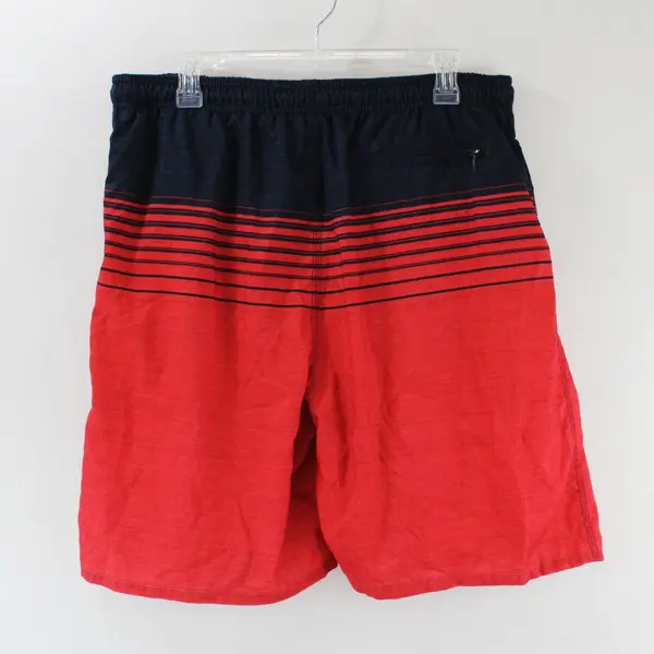 Burnside Men's XL Navy Red Swim Trunks
