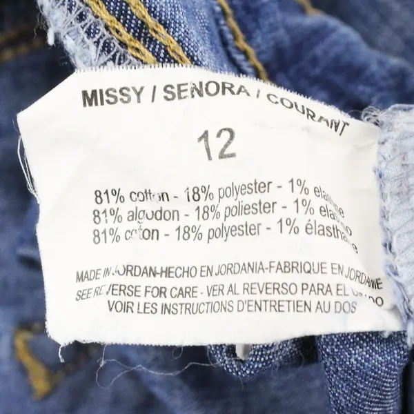 Gloria Vanderbilt Jessa Women's Denim Shorts Size 12 Medium Wash