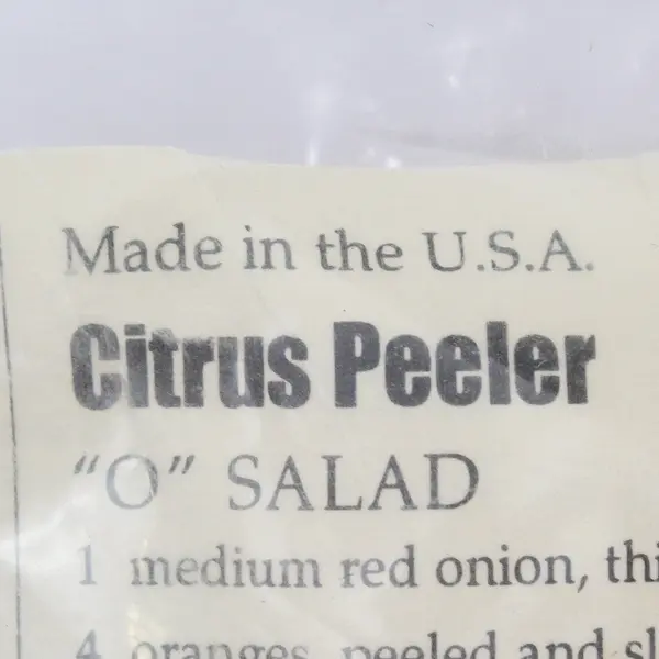 Lot of 3 1996 The Pampered Chef Citrus Peeler New Unused Stored in Plastic 6" 