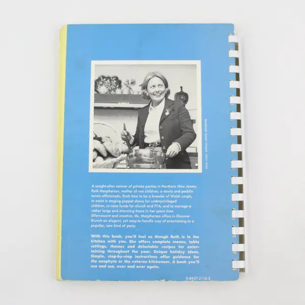 Vintage Discover Brunch A New Way of Entertaining Ruth Macpherson 1977 SB PB