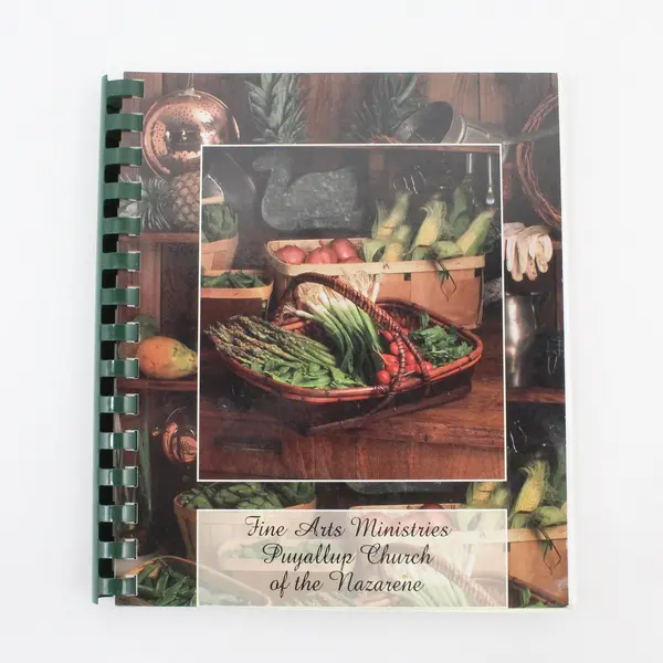 Fine Arts Ministries VTG 1998 SB PB Cookbook Puyallup Church of the Nazarene 