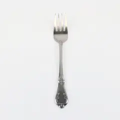Oneida Silver (Northland) Evening Star Pattern Salad Fork 7" Good