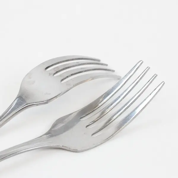 Lot of 2 Verdi Stainless VDF1 18/0 Stainless Dinner Forks 7.75" Rare HTF Pattern