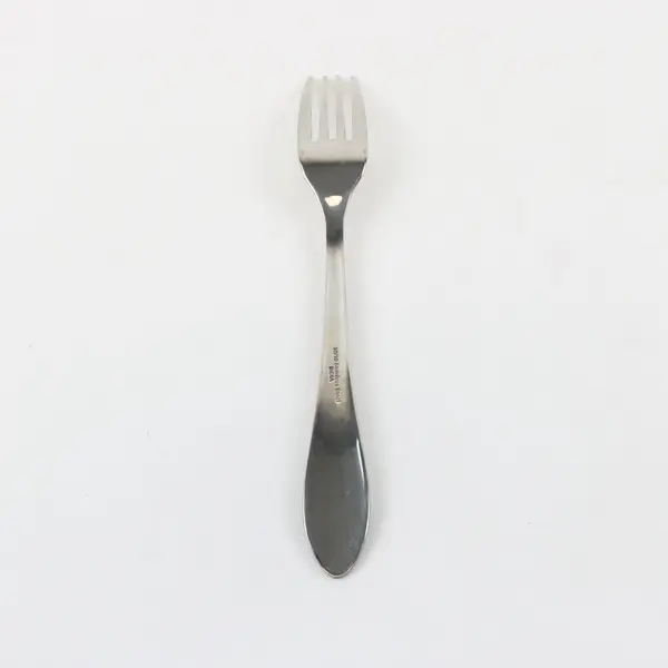 Unbranded 18/10 Stainless Steel Dinner Fork Engraved Outline 8" Good