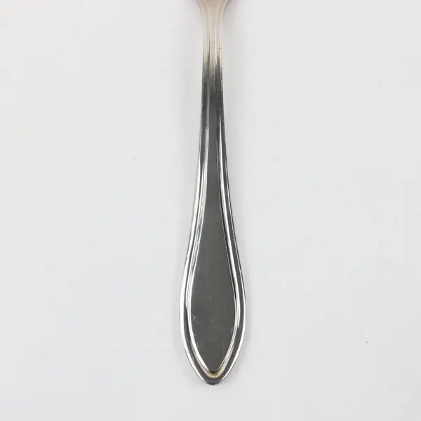 Unbranded 18/10 Stainless Steel Dinner Fork Engraved Outline 8" Good