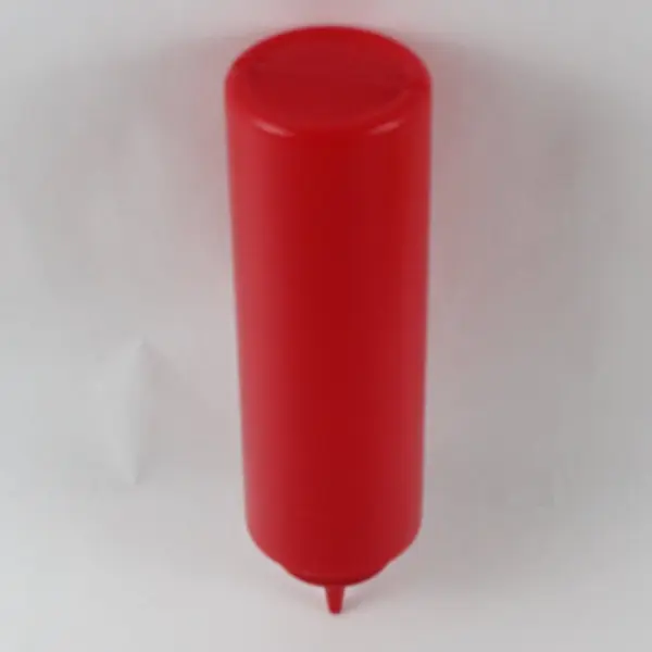 Lot of 5 Mustard & Ketchup Condiment Dispenser Bottles Restaurant Kitchen