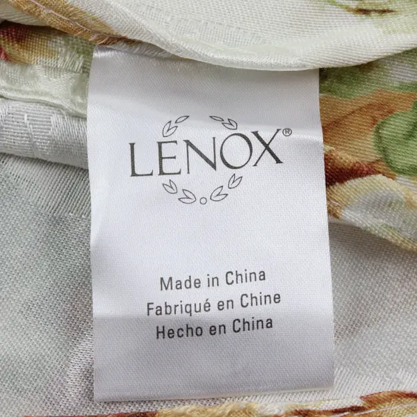Lenox Autumn Leaf Pumpkin Pattern Round Tablecloth 66" Fall Decor