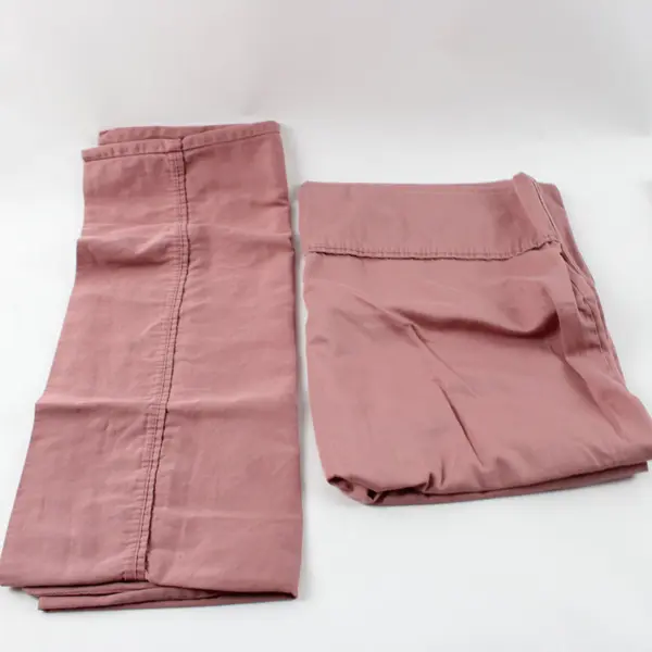 Mixed Lot of 11 Standard Queen Solid Color Pillowcases FLAWED DIY Upcycling