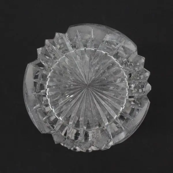 Antique American Brilliant Period Cut Crystal Toothpick Holder Vase