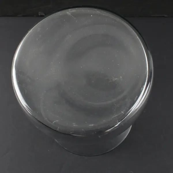 Clear Glass Vase Hourglass Shape  8'' Flower Bouquet Holder 