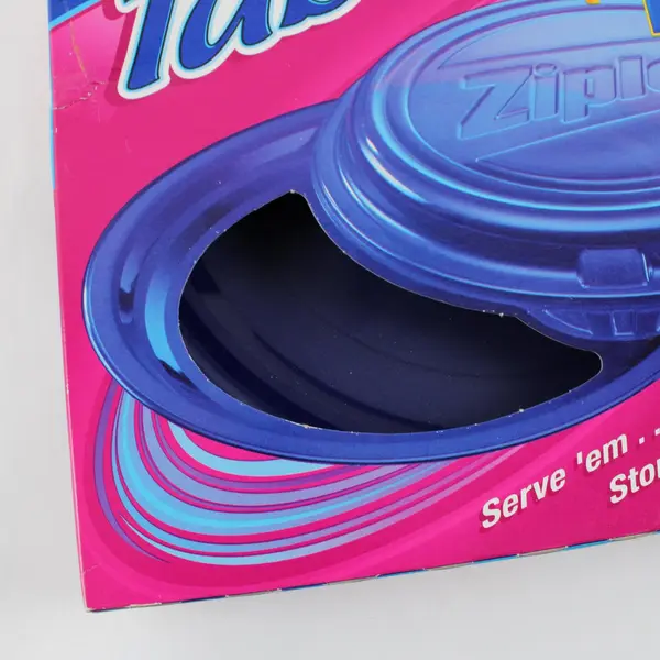 Ziploc 3 Tabletops with Lids Dinner Plates Snap n' Seal Lids and Dishware New 