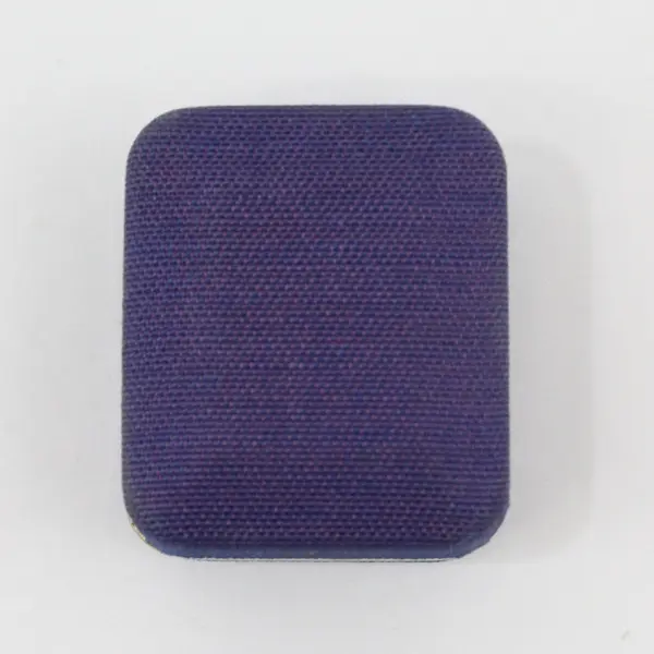 The Mariner Club Blue Cloth Ring Box Jewelry Case Empty