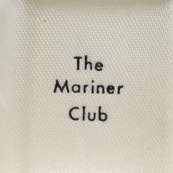The Mariner Club Blue Cloth Ring Box Jewelry Case Empty