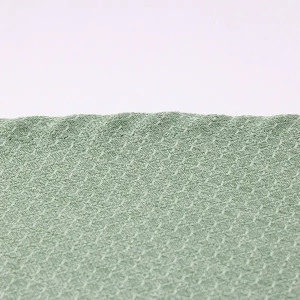 Round 68'' Green Subtle Square Pattern Tablecloth Party Table Linens