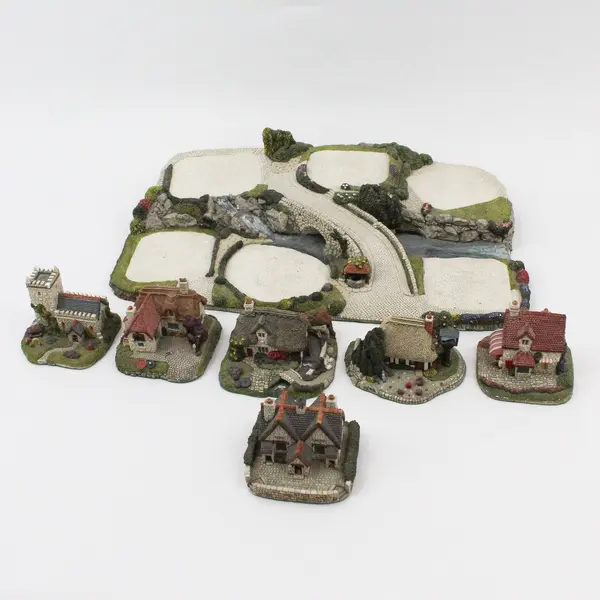 Vintage Royal Doulton Fraser Creations Old Millers Brook Diorama Village