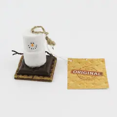Midwest of Cannon Falls S'mores Snowman Christmas Ornament Original Tag