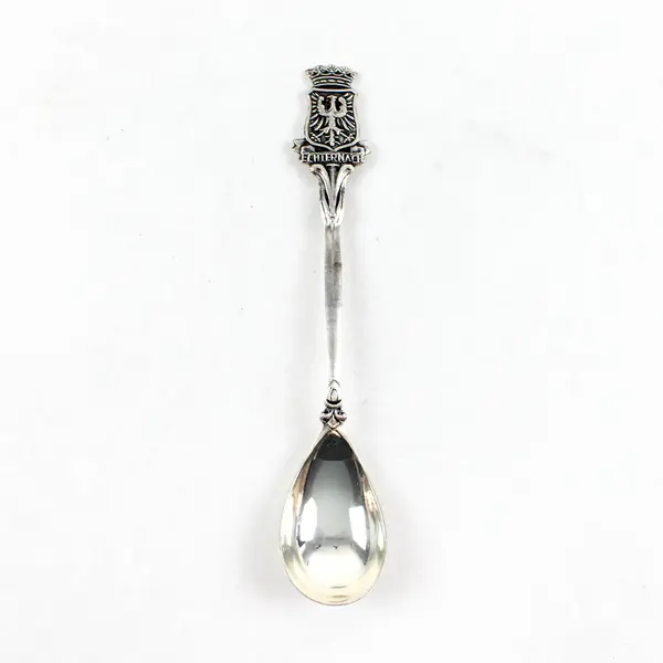 Echternach Ornate Plated Souvenir Spoon Decorative Collectible 5.5"