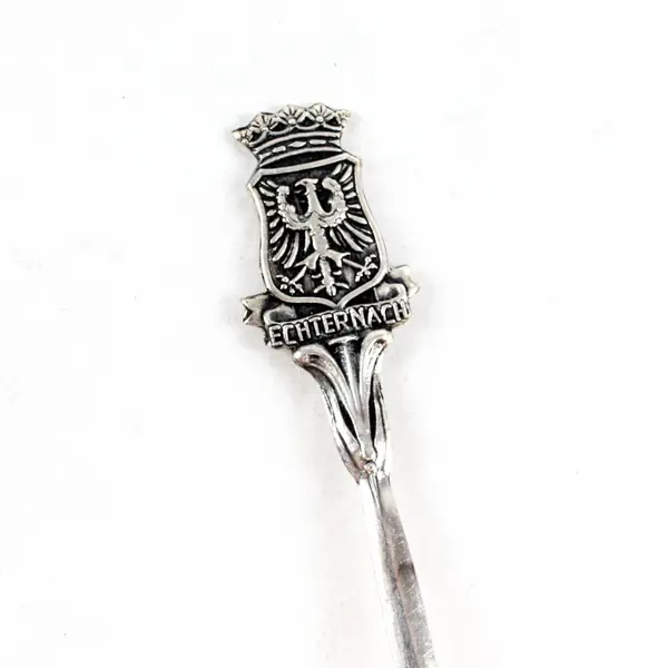 Echternach Ornate Plated Souvenir Spoon Decorative Collectible 5.5"