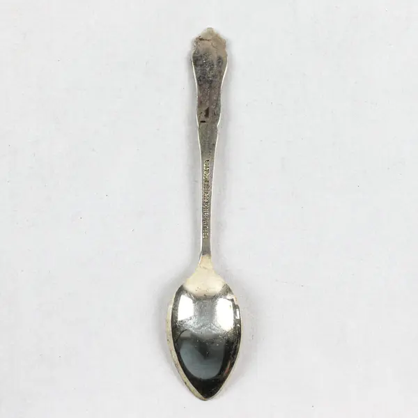 BMC Co. Sterling Silver Ottawa Souvenir Spoon Enameled Maple Leaf