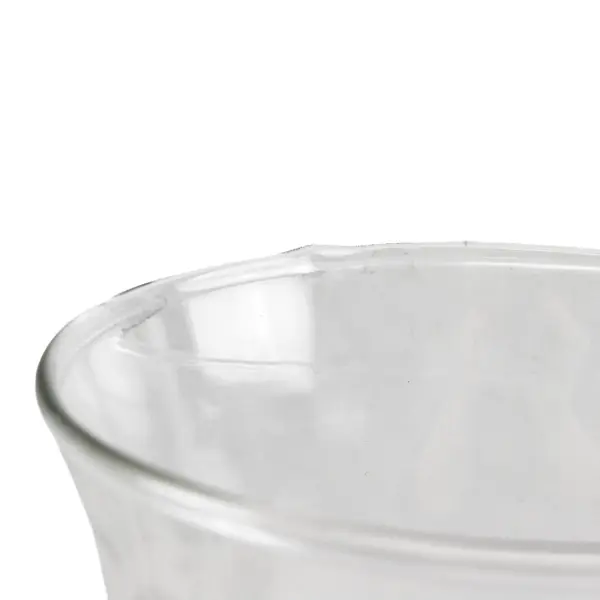 Lot of 2 Vintage Clear Glass Hurricane Candle Shades Open Ended Chimneys 11.5''