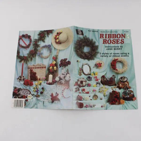 1984 Craft World Ribbon Roses Leaflet 5 Styles Jane Berry Pat Depke