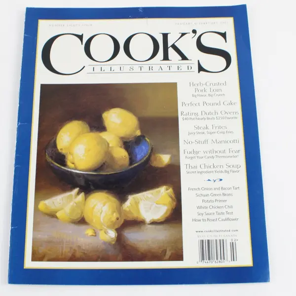 Vintage Cook's Illustrated Magazine Jan/Feb 2007 Recipes & Cooking Tips