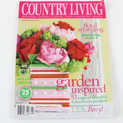 Country Living Magazine June 2003 Easy Style Home Decorating Garden Inspired