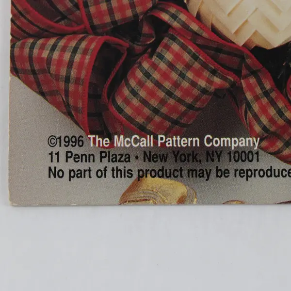 McCall's Christmas Ribbon Points No. 15 097 1996 Pattern Book 7 Designs