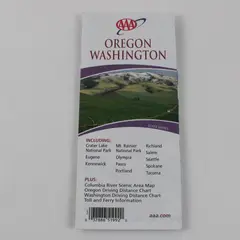 AAA Oregon Washington 2006-07 Folded Road Map Guide Brochure ISBN 9781562519926