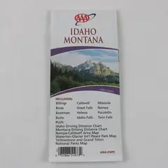 AAA 2005-2007 Idaho Montana State Series Road Map